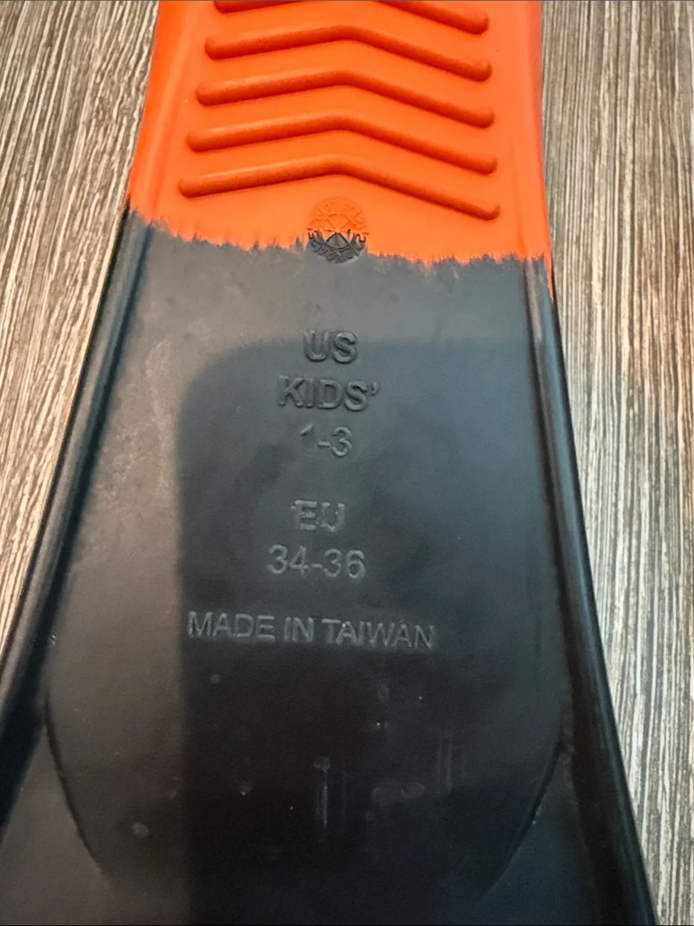 TYR Black and Orange Crossblade Youth Swim Fins